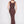 Load image into Gallery viewer, Dara Draped Midi Dress I Dark Fig