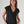 Load image into Gallery viewer, Iconic V Neck Dolman Tee I Black