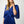 Load image into Gallery viewer, Royal Sapphire Flutter Sleeve Dress