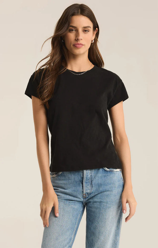 Modern Slub Tee I Black
