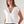 Load image into Gallery viewer, Iconic V Neck Dolman Tee I White