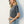 Load image into Gallery viewer, Cropped Raw Hem Tee I Blue Grey