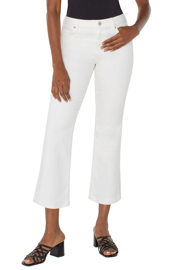 Hannah Cropped Flare I Off white