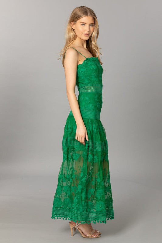 Kelly Midi Dress | Green