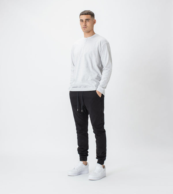 HENLEY LS TEE | BLIZZARD MARLE