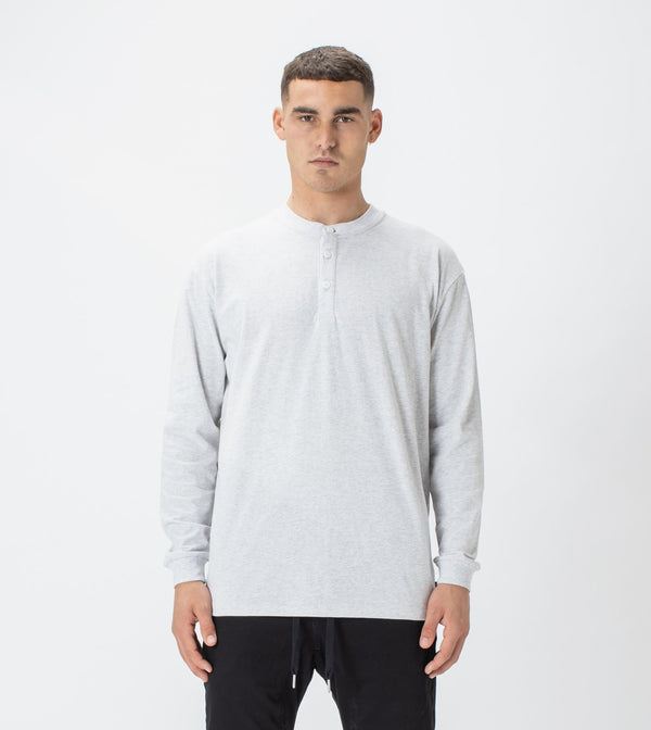 HENLEY LS TEE | BLIZZARD MARLE