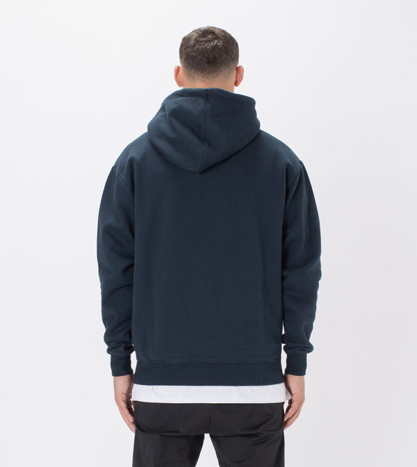 LOWGO HOOD SWEAT | PETROL