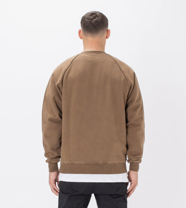 LOWGO RAGLAN CREW SWEAT | GD BRONCO