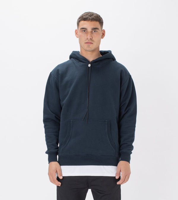 LOWGO HOOD SWEAT | PETROL