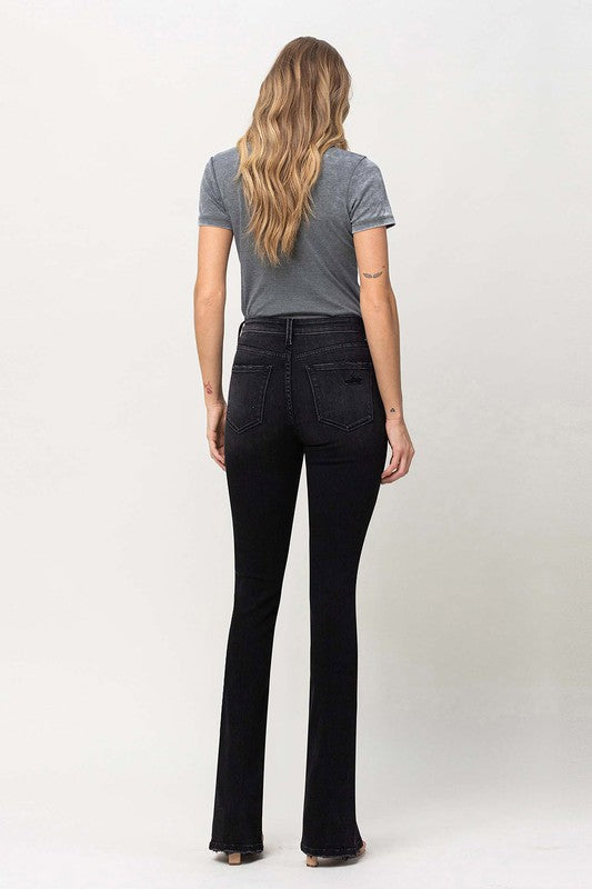 High Rise Slim with Slanted Slit