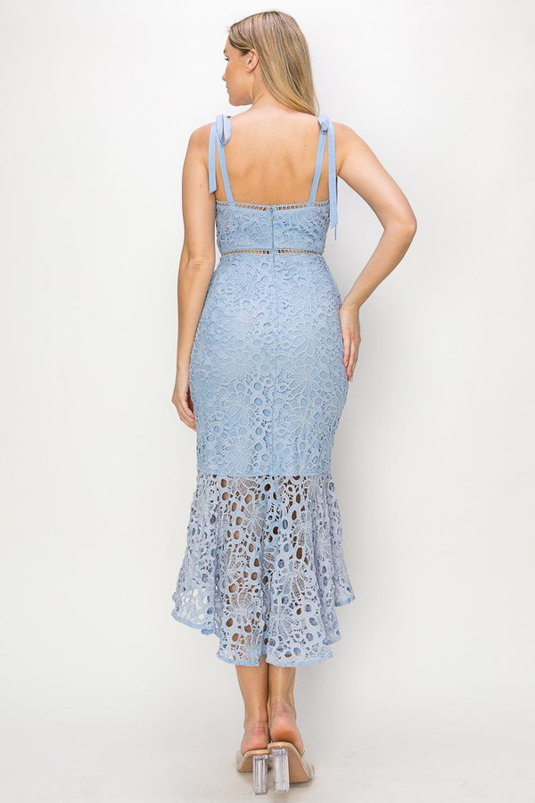 SOPHIA DRESS I Powder Blue