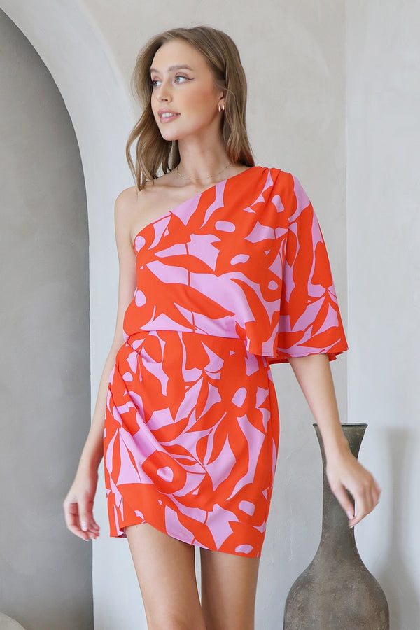 Tropic One-Sleeve Dress