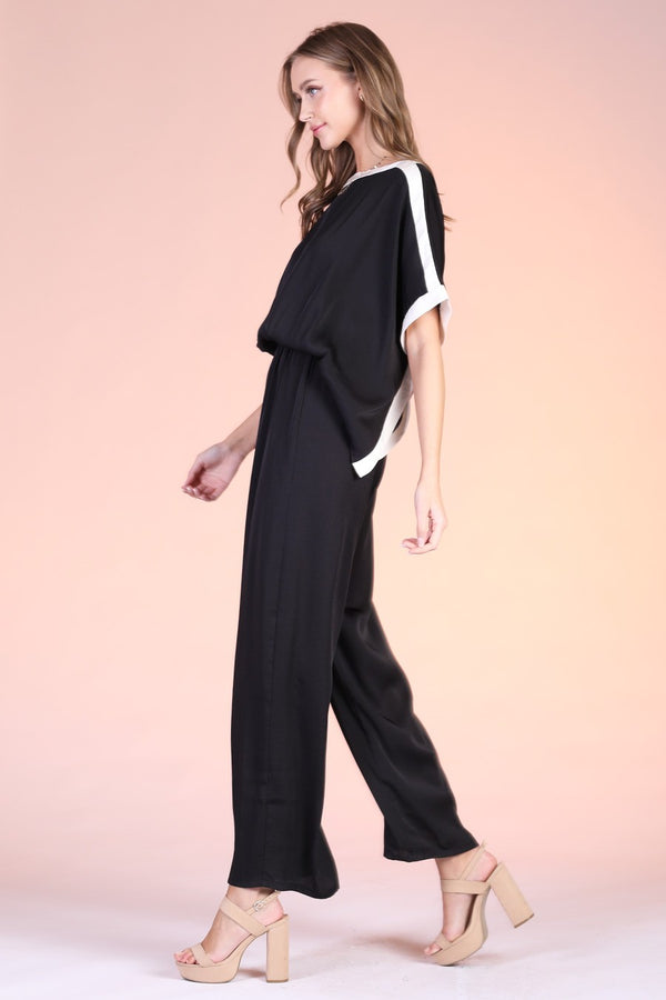 Classic Contrast Jumpsuit