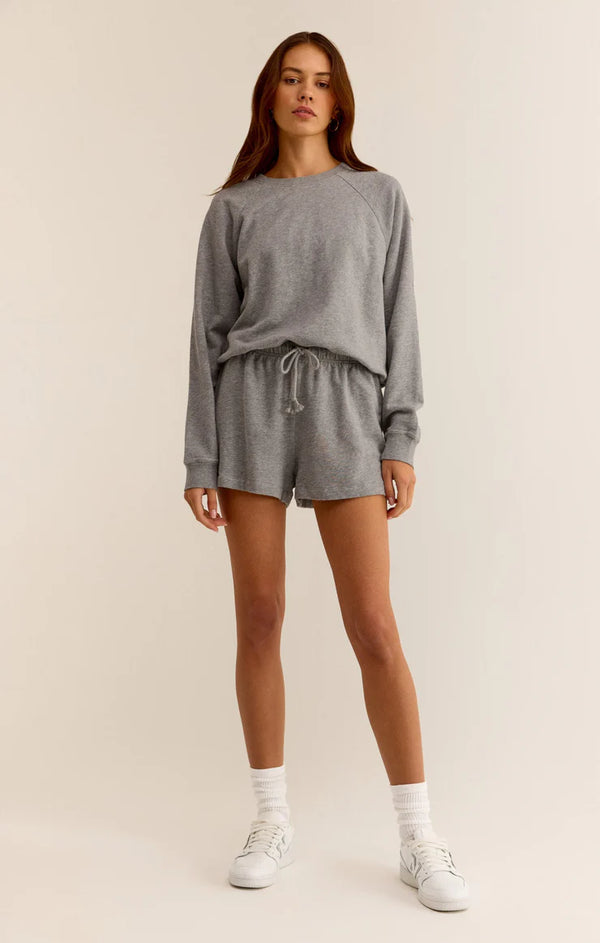 Rhodes French Terry Shorts I Heather Grey