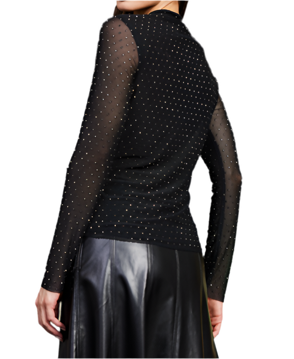 Black Diamond Mesh Top