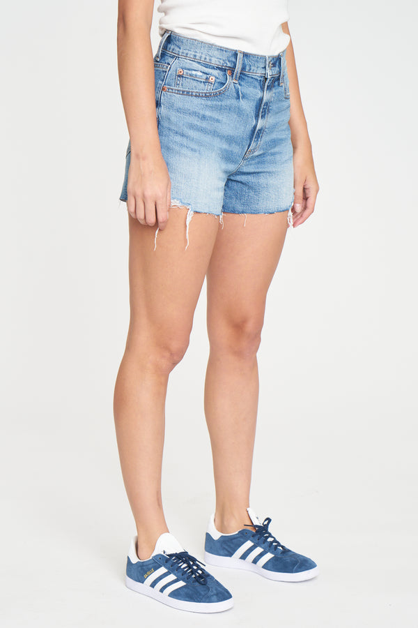 Troublemaker High Rise Jean Shorts