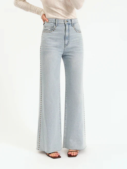 Far Out Studded Denim I Let's Dance