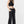 Load image into Gallery viewer, Deb Double Cuffed Baggy Wide Jeans I Washed Black

