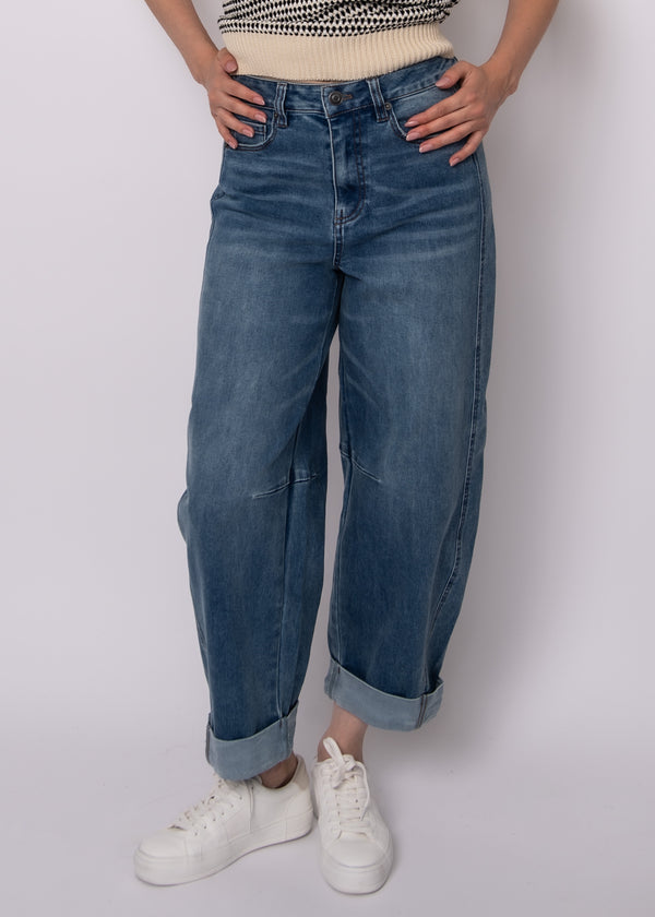 Barni Barrel Leg Jean I medium wash