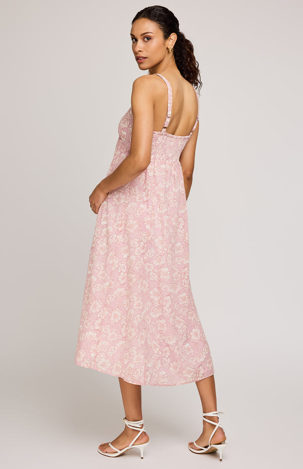 Rosalie Midi Dress I Blush Bouquet