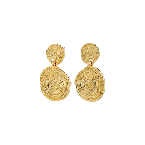 Air Pendant Earrings I Gold Plated