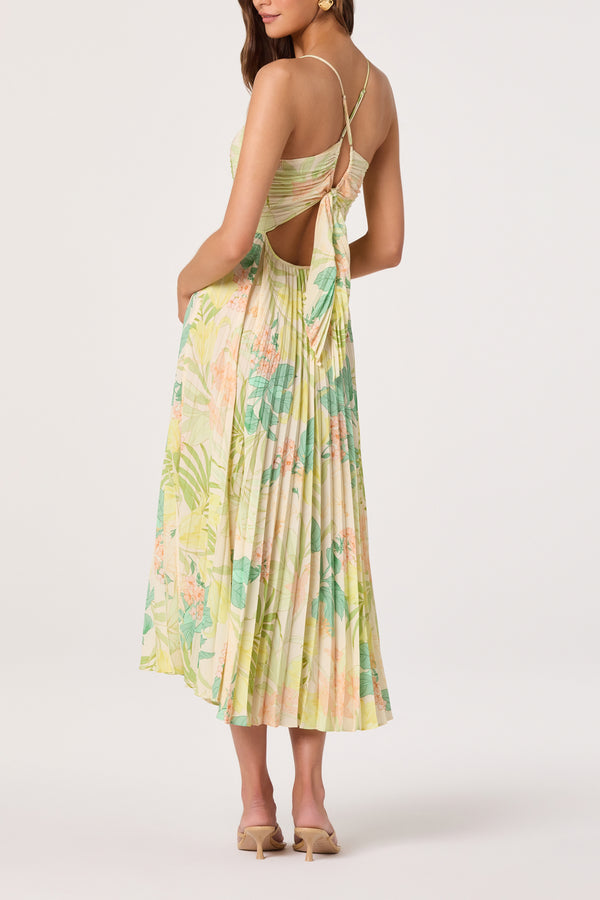 Blythe Midi Dress I Tropical