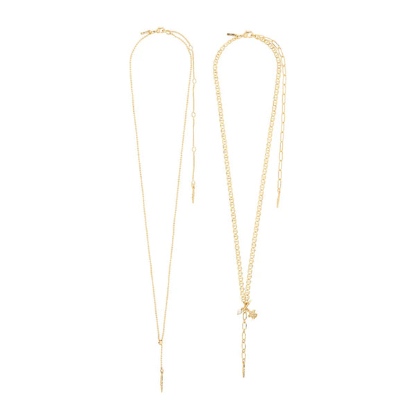 Breeze 2-in-1 Necklace I Gold Plated