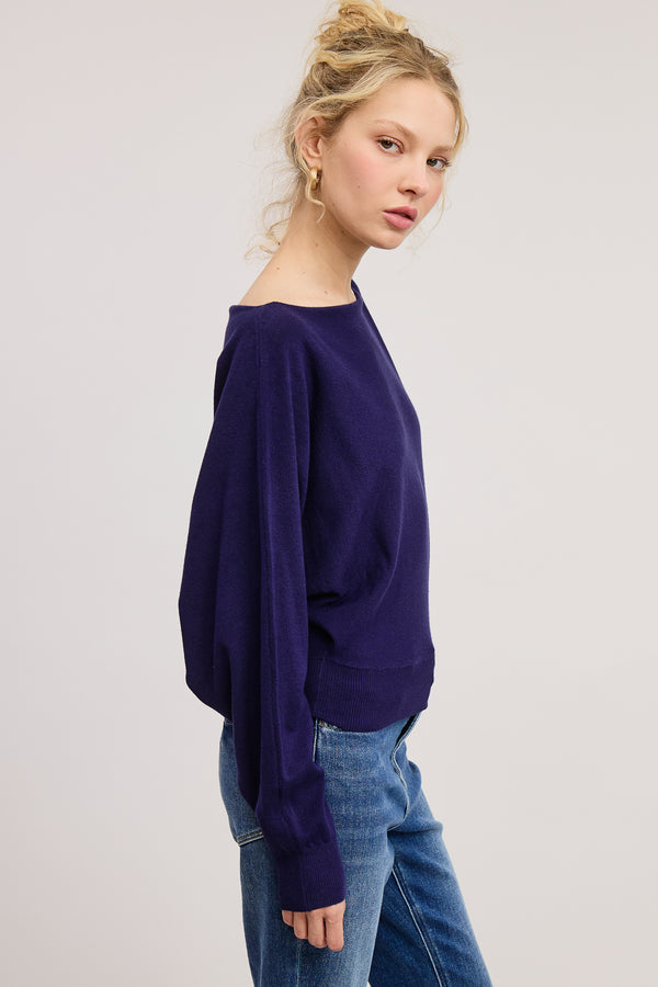 Chloe Cashmere Pullover I Navy