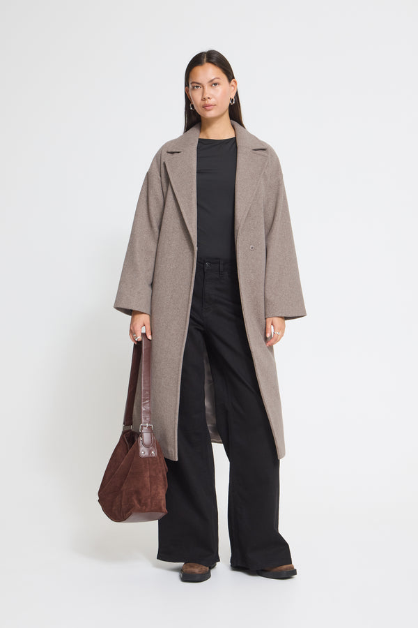 Bianca Belted Coat I Taupe