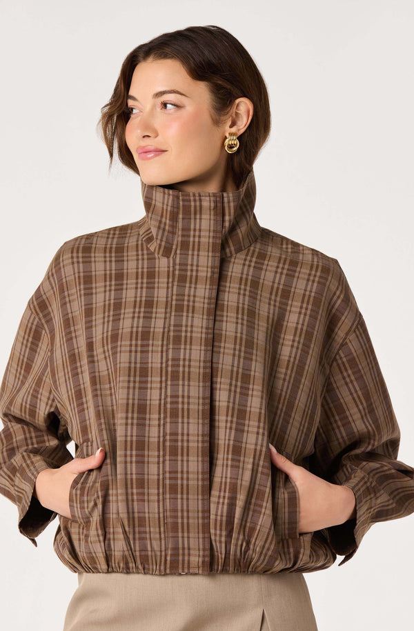 Cooper Jacket I Brown Plaid