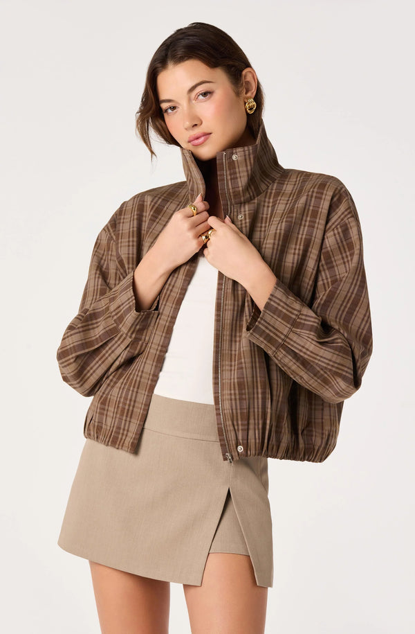Cooper Jacket I Brown Plaid