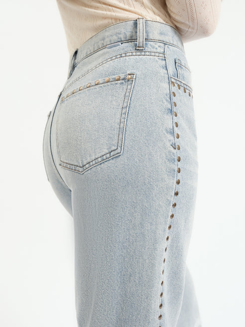 Far Out Studded Denim I Let's Dance