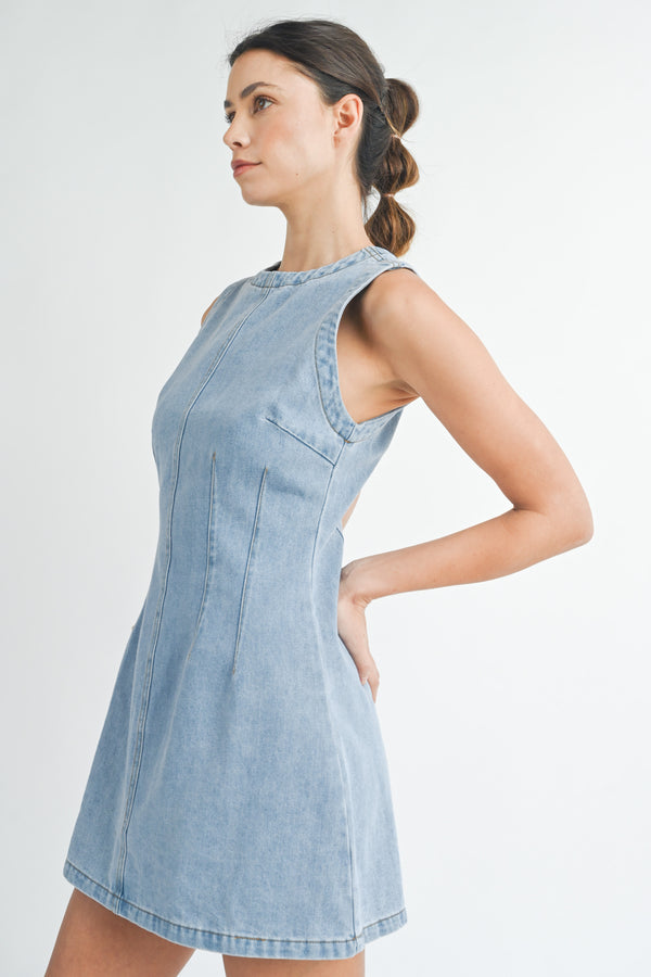 Margot Denim Dress I Light Denim