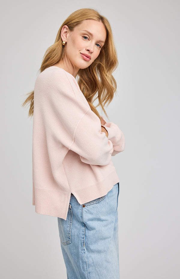Echo Sweater I Petal Pink