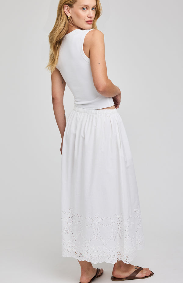 Elodie Skirt I White