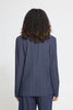 Marine Pinstripe Blazer
