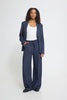 Marine Pinstripe Blazer