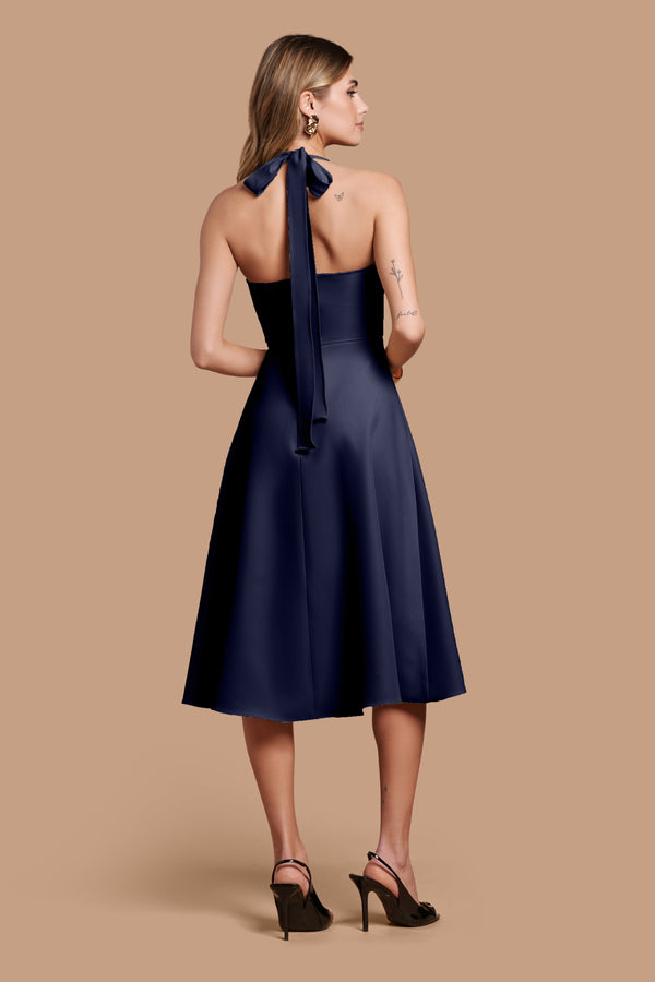Valentina Dress I Navy Blue