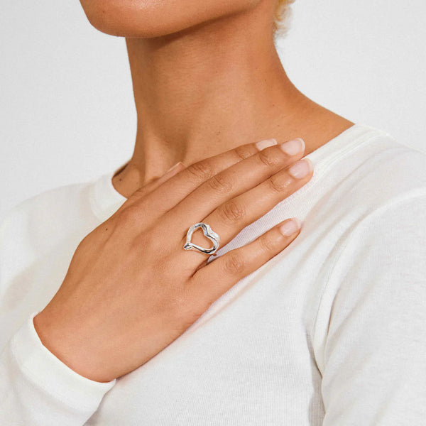 Iris Ring I Silver Plated