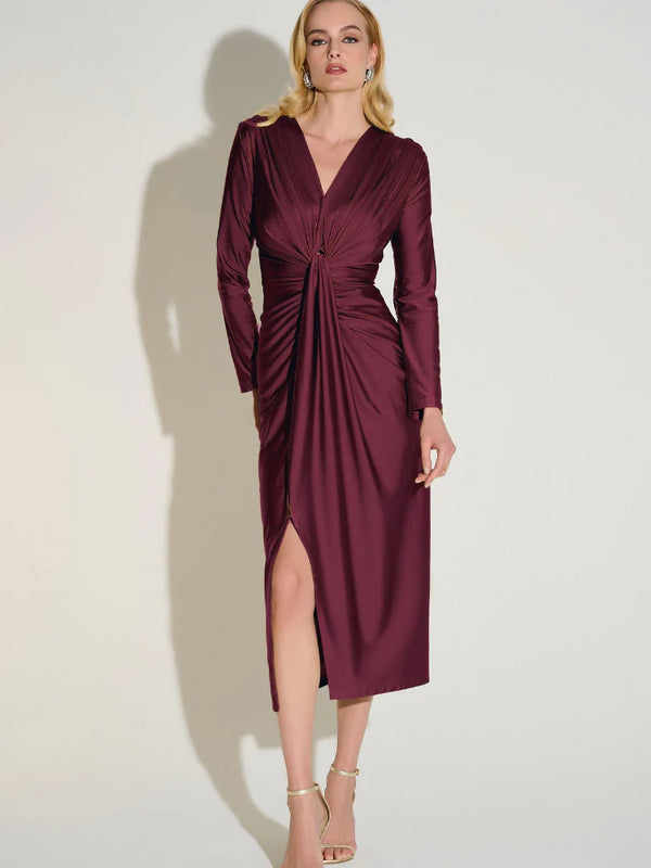 Janessa Dress I Merlot