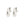 Load image into Gallery viewer, Jennings Double Drop Earrings I Silver
