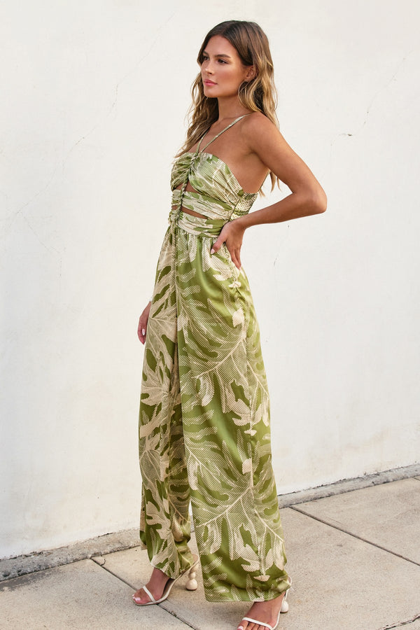 Tropical Braided Jumpsuit