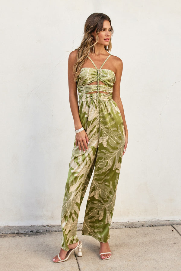Tropical Braided Jumpsuit