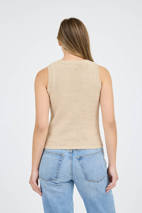 Veronica Knit Top I Taupe