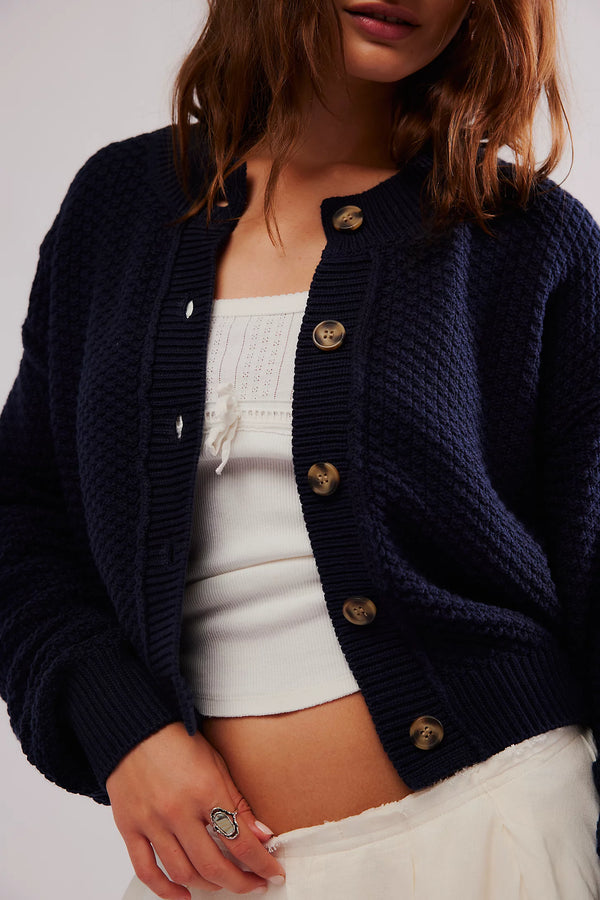 Lila Cardigan I Sky Captain Navy
