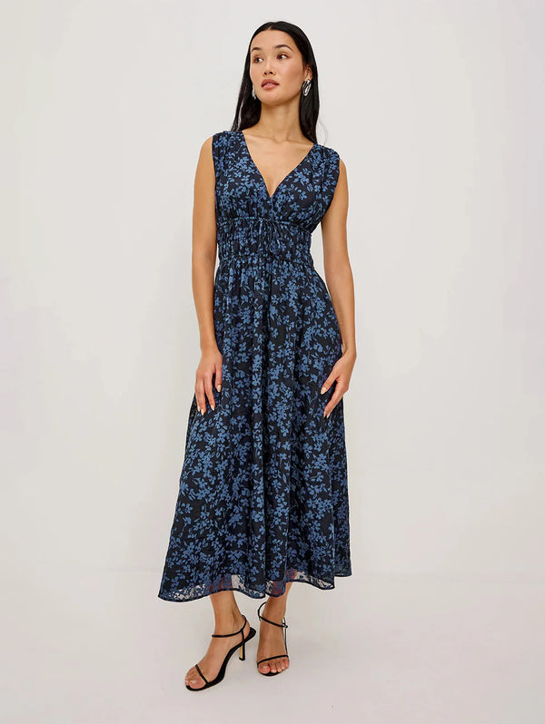 Lilith Dress I Navy Floral