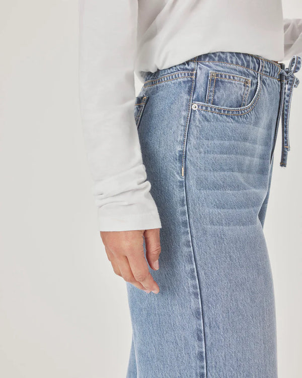 Lounge Denim Crop Pant I Indigo