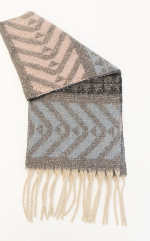 Lyla & Luxe Printed Scarf | Geometric