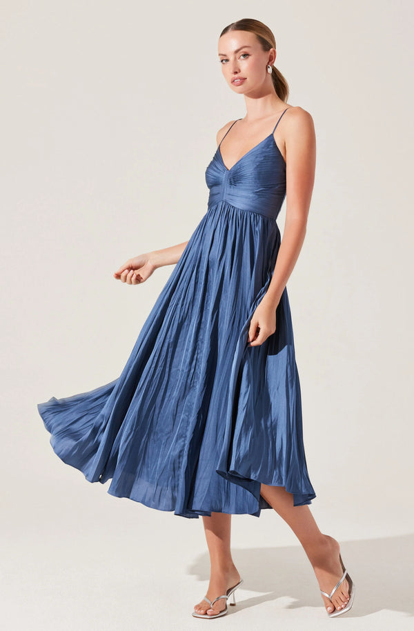 Maeve Dress I Slate Blue