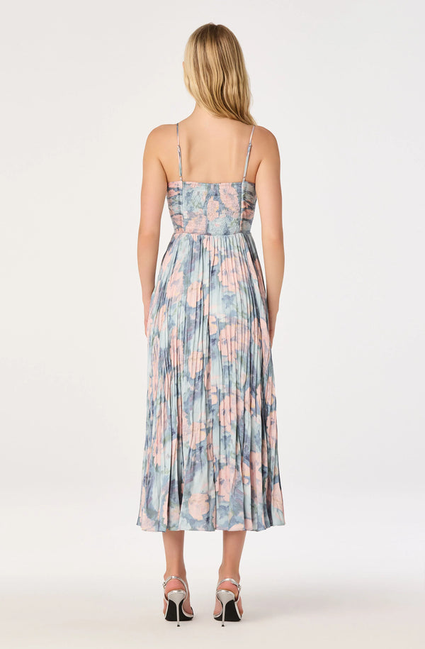 Maeve Dress I Blue Multi Floral